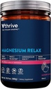 Magnesium Relax Powder - tukee stressiä ja lihasten rentoutumista - Vadelma sitruuna (16,9 oz. / 100 Tarjoilut)
