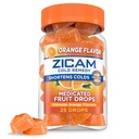 Zicam Cold Remedy Sinkki Lääkkeet Hedelmät Drops, Ultimate Orange, 25 Lukumäärä (Pack of 1)