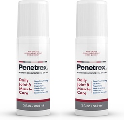 Penetrex nivel- ja lihasterapia - rauhoittava geeli takaisin, kaula, kädet, jalat - Premium koko kehon hieronta Arnica, B6-vitamiini & MSM - 3oz rullaa geeli (2-pakkaus)