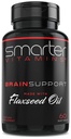 Smartter Brain Support Nootropic Supplement, Valmistettu alfa-GPC, L-tyrosiini & Acetyl L-karnitiini ALCAR, pellavansiemenöljy, ALA DHA, 60 Softgel energia pillereitä