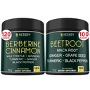 Bundle 7in1 berberiini HCl 97% & 6in1 juurikapseli