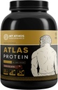 Atlas Chocolate Protein Powder Heraa Kaseiiniproteiinin kanssa ... 22 g proteiinia per tarjoilu...