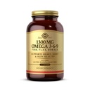 Solgar 1300 mg Omega 3-6-9, 120 Softgels - Fish Oil Supplement - Support for Joint & Skin Health - Sisältää pellavansiemeniä ja bourage - Sisältää EPA & DHA Omega 3 rasvahapot - 40 tarjoilua
