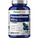 NusaPure Pterostilbene 250 mg per Veggie Caps, 60 Count (Non-GMO, Vegan)