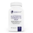 FürstenMED Glukosamiini Chondroitin MSM-lisäravinteet - Chondroitin & Glukosamiini Ravintolisät luut & normaali ruokahuolto - Tuki normaali yhteinen terveys C-vitamiini - 180 kapselia