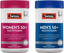 Sveitsin päivittäin monivitamiini miehille & naisille 50 ja yli Combo