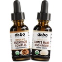 Organic Lions Mane Mushroom Complex Lion's Mane Mushroom Liquid Tincture Focus, Fog, Brain Health Lisäravinteet - Leijonien täydennysosa Extract