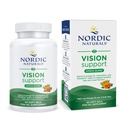 Nordic Naturals Omega Vision, Lemon - 60 pehmeää geeliä, Zeaksantiini ja FloraGLO Lutein, terveet silmät ja visio - 30 tarjoilua