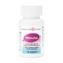 GeriCare Prenataalinen monivitamiini HealthStar terveelle äidille ja vauvalle - Folaatti + C-vitamiini + D-vitamiini + rauta + kalsium + B12-100 Tabletit