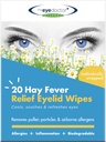 Silmätohtori Hay Fever Relief Silmäluomen pyyhkeet - 20x Kertakäyttöinen silmäpyyhkeet allergian ja heinänuhan hoitoon - Tulehdus, vetiset kutiavat silmät, päänsärky ja migreenit - Jäähdytys rauhoittava helpotus
