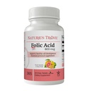 Nature's Trove Folic Acid 800 mikrog (B9-vitamiini) 365 EZ Chew Tabletit Cherry Flavor