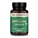 Dr. Mercola Organic Spirulina - 2000 mg - USDA Organic - Tukee normaalia detoxification & Immuuniterveys - Koko ruoka Superfood - Ei-GMO, Gluteeniton & soija-vapaa - 120 tablettia