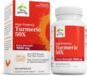 Terry Luonnollisesti Turmeric 50X - Ravintolisä aivojen ja sydämen terveystuki - Extra Strength Turmeric Aid Immuuniterveys - ei-GMO-liite - 60 kapselia
