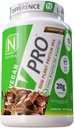 NutraKey V-Pro, Raw Plant Protein Powder, Organic, Vegan, Low Carb, Gluteenittomasti 20 g proteiinia (suklaa) 2-kiloinen