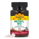Maa Life Metyyli B12, tukee energiaa ja kestävyyttä, 5 000 mcg, 60 Lozenges, Certified Gluten Free, Certified Vegan, Certified ei-GMO