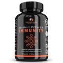 THE ENCLARE NUTRITION 10 in 1 Immuunituki Booster täydentää Echinacea, C-vitamiinia ja sinkkiä, Turmeeric, inkivääri, B6, Elderberry aikuisille Immuniteetin puolustus vitamiinit, valmistettu USA Veg Cap 60 Ct (1)