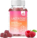 Imetys ja synnytyksen jälkeinen tuki Gummies - siunattu Thistle, Fenkoli siemen, maito Thistle, Moringa, Auringonkukan lesitiini, D3-vitamiini ja B12 - lisätä maidon tarjonnan maidontuotanto