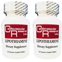 Kardiovaskulaaritutkimus Lipotiamiini B täydentää 120 tablettia - B1-vitamiini Nyt alfalipoiinihappo - 2 X 60