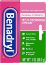 Benadryl Original Strength Itch Cream, Difenhydramiini HCl Uutinen Analgesic & Sinkki Acetate ihonsuojain, helpotus Most Outdoor kutinat, 1 oz (Pack of 6)