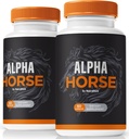 (2 pakkaus) Alpha Horse Kapselit, Alpha Horse Official Mies Formula pillereitä, Alfa Horse for Men Premium kerran päivässä pillereitä, Alpha Hre Complex (120 kapselia)