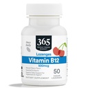 365 by Whole Foods Market, Vitamiini B12 500mcg Lozenges, Natural Cherry Flavor, Vegan, 50 Count