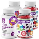 Lapset Magnesium Gummies Sokeriton 120 Count ja Magnesium Gummies Sokeriton 120 Count - Rauhallinen Magnesium Gummies täydentää lapsille, Sokeriton Magnesium Rauhallinen Chews lapsille ja aikuisille