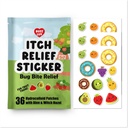 Hydrocolloid Itch Relief Patch, for Mosquitos, Ticks, Midges, Sandflies Bug puree Relief, Anti-Itch Patch with Aloe ja Witch Hazel, Insect pure Relief, Kid-Ystävällinen, Natural Fruit Teema