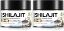 Shilajit Organic 600 mg Maksimiteho Gold Grade Shilajit Hartsi Shilajit Supplement Natural Authentic with 85+ Trace Minerals & Fulvic Acid for Energy, Immuniteetti, 50 grammaa (2 pakkaus)