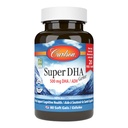 Carlson - Super DHA Gems, 500 mg DHA-lisäravinteet, 640 mg rasvahapot, norjalainen Wild-Caught Arctic Fish Oil Container, kestävästi lähdetty Nordic Fish Oil Kapselit, 60+20 Softgels