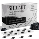 30 000 MG Shilajit Tabletit, 100% Shilajit Pure, Himalajan Organic, Shilajit miesten ja naisten Rich Fulvic Acid & 85+ Trace Minerals, Shilajit Supplement for Energy & Immunet System, 60