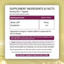 Plant Based Biotin täydennysosa kapseli DHT Blockers, Omega & Biotin, tukee Keratin Synteesi ...