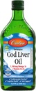 Carlson - Cod Liver Oil, 1100 mg Omega-3s + A & D3, Wild-Caught Norwegian Arctic Cod-Liver Oil, kestävästi lähdetty Nordic Fish Oil Liquid, Mautonta, 500 ml (16,9 Fl Oz)
