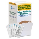 Globe (144 Pack) Triple Antibiootti voide 0.9g Single Packet, Ensiapupakkaus pienille naarmuille, haavoille, paloille ja paloille, Ennaltaehkäisee infektioita Aktiiviset ainesosat Vertaile johtavaan merkkiin, Matkan koko