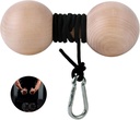 Puinen Wrist Roller ja Kynsienvahvistaja,Grip Strength Trainer,Arm Blaster Harjoitus, Vahva kouluttaja sormille ja ranne.