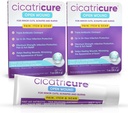 Cicatricure Triple Antibiotic Ointment with Pain Relief, Bacitracin Antibiootti Voide & Cream for Haavojen hoito, Parannusvoide viiltoja, paloja, hyönteisten puremia, ensiapu tarvikkeet Essential, 1 oz