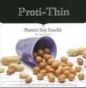Proti-Thin Peanut Soy Snacks, 15g proteiinia, vähäkalori, vähärasvainen, alhainen carb, ei gluteenia ainesosat, ruokavalio proteiini Puffs, KETO Friendly, ihanteellinen proteiini Yhteensopiva, 7 Count Box