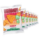 Legendaariset ruuat Pizza Protein Chips Poped Tortilla Style 20g Korkea proteiini, 4g Net Carbs, Matala sokeri, Gluteeniton, Keto Välipalapakkaukset ... 7 Count