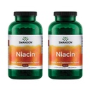 Swanson Niacin (B3) Cardio Health Support Hiilihydraatti Metabolia 500 Milligrammaa 250 kapselia (2 pakkaus)