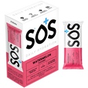 SOS Hydration Electrolyte Powder Packets, Watermelon Flavor, 8 Stick Packs
