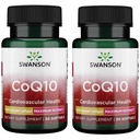 Swanson CoQ10 - auttaa edistämään sydänterveyttä, energiatukea, & Aids Overall Cardiovascular System Health - auttaa pitämään Coenzyme Q10 täydentää - (30 Softgels, 400 mg Each) (2 pakkaus)