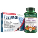 Puhtaus Tuotteet Solmio - Naiset Täydellinen Multi + Flexuroni Joint Formula Naisten Multivitamiini (Tuki virtsateiden terveys, Immuuni, Bone + More) - Flexuroni (Krilliöljy, Hyaluronihappo + More)
