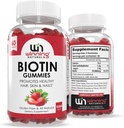 Advanced Biotin Gummies - luonnollinen mansikka maku hiukset, iho & kynnet tuki