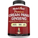 Nutrivein Korea Red Panax Ginseng 1600mg ... Extra Strength Formula... 180 kapselia...