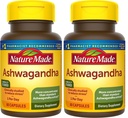 Luonto Made Ashwagandha kapselit 125 mg stressi tukea, 60 kapselia, 60 päivän tarjonta (paketti 2)