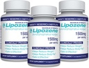 Lipozene ruokavalio pillereitä - painon menetys lisäravinteet - Suppress ruokahalua - kolme pulloa 90 kapselia yhteensä