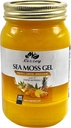 Lizzey 100% Organic, Ananaksen makuinen Sea Moss Gel Turmeric & Inkivääri immuuni terveyttä ja ruoansulatusta tukea, miesten & naisten, Kaikki luonnollinen Superfood täydentää
