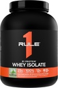 1 artikla R1-proteiini Whey Isolate - kanssa 25g proteiinia & 6g BCAA Yksinomaan eristettyjen ja hydrolysoitujen lähteiden harjoitus Recovery (5 punta*, minttusuklaa Chip)