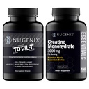 Nugenix Essentials Creatiini Monohydraatti ja Total-T Testosteroni Booster miesten