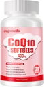 CoQ10-400mg-Softgels with PQQ, BioPerine & Omega-3, Coenzyme Q10(Ubikinone) Supplement for High-Absorption, Powerful Antioxidantti, Support Heart & Energy-Production, 120 Servings