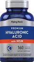 Piping Rock Hyaluronic Acid Supplement . 100mg... 160 kapselia... MSM naisille ja miehille...